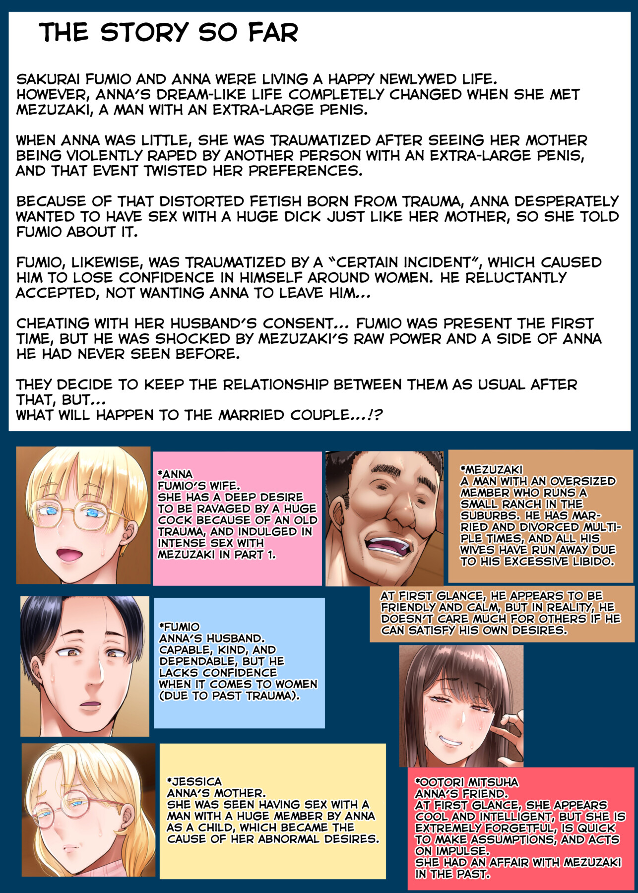 Hentai Manga Comic-My newlywed wife from overseas got down on her knees and begged me to have sex with another man --Chapter 2-3